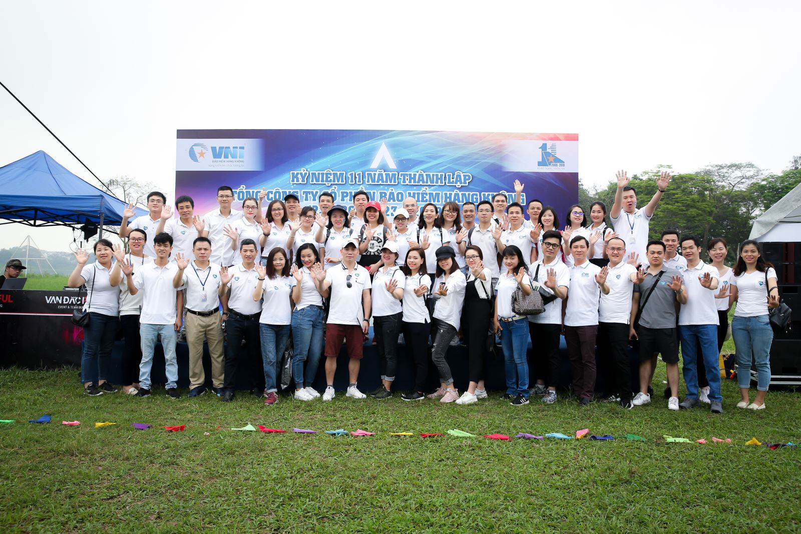 Bảo hiểm Hàng không (VNI) kỷ niệm 11 năm ngày thành lập và tổ chức hoạt động team building