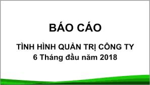 Báo cáo quản trị bán niên năm 2018