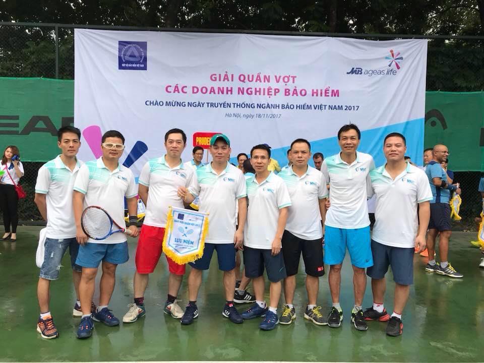 VNI tham gia Giải giao hữu tennis do Hiệp hội BHVN tổ chức