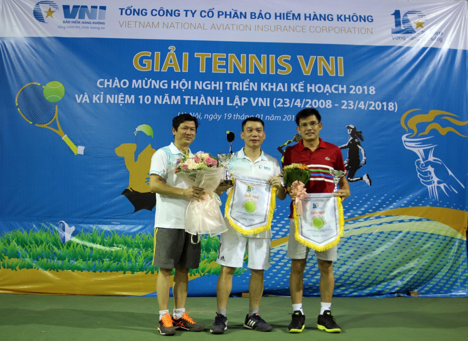 VNI tổ chức Giải tennis chào mừng Hội nghị tổng kết