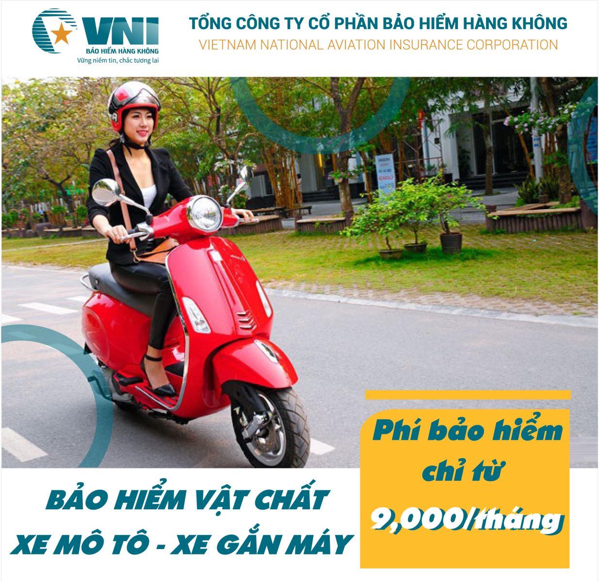 Bảo hiểm vật chất xe máy – VNI đồng hành cùng bạn trên mọi nẻo đường