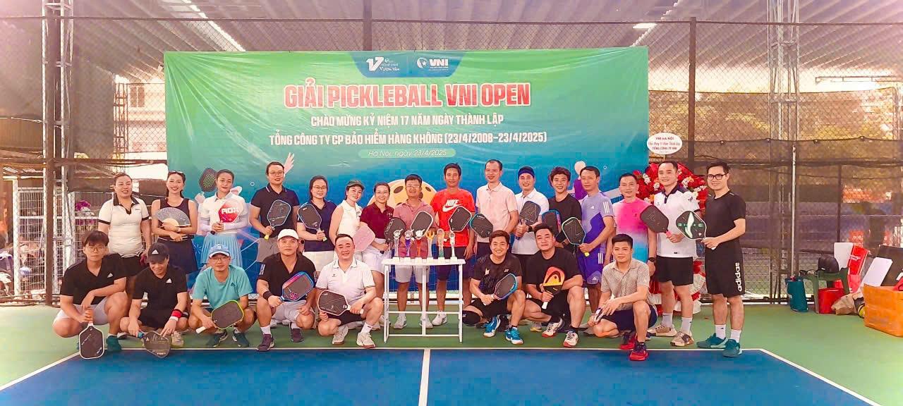 Giải Pickleball VNI OPEN 2025 – Gắn kết tinh thần, lan tỏa sức trẻ nhân kỷ niệm 17 năm thành lập VNI
